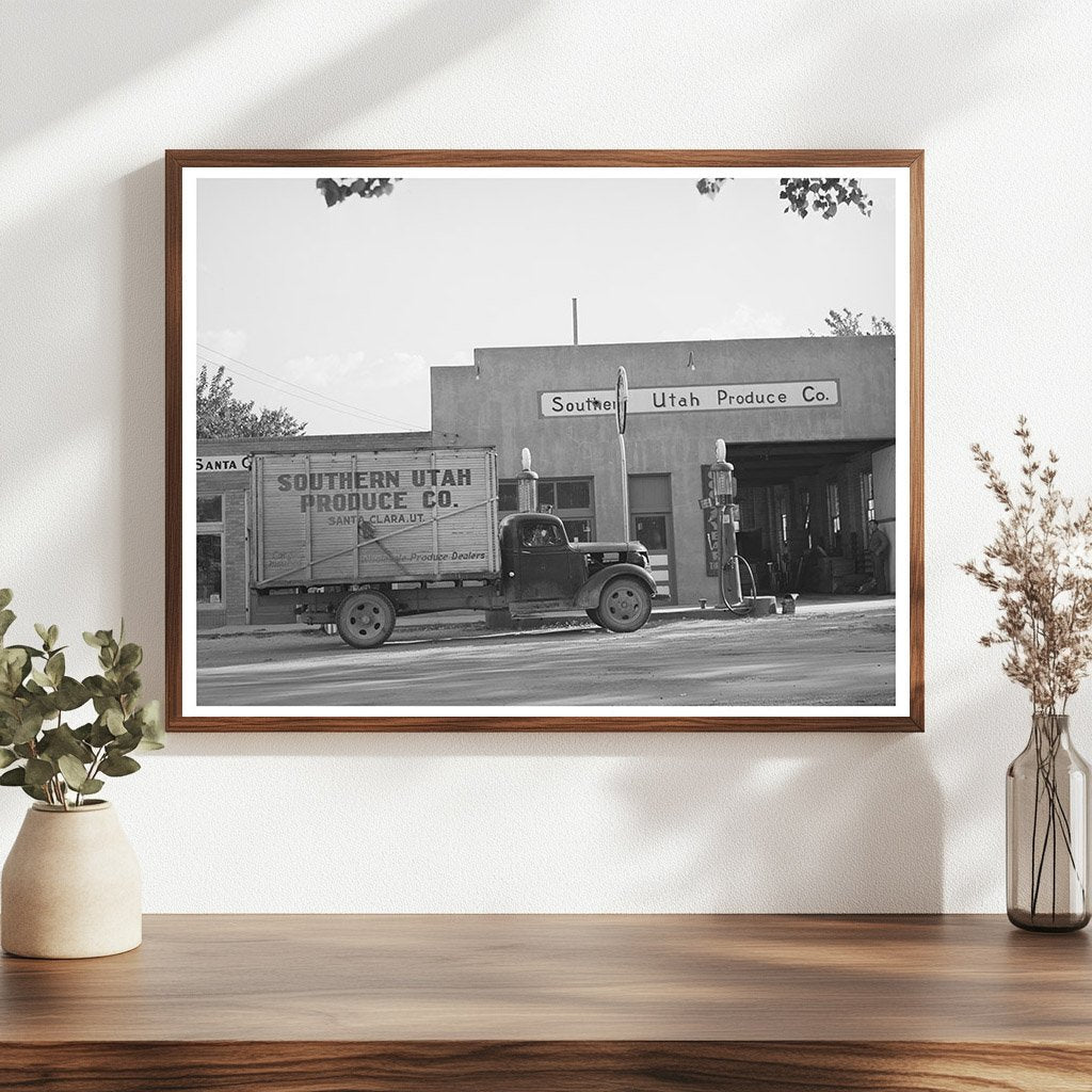 Santa Clara Utah Produce Warehouse October 1940 Photo