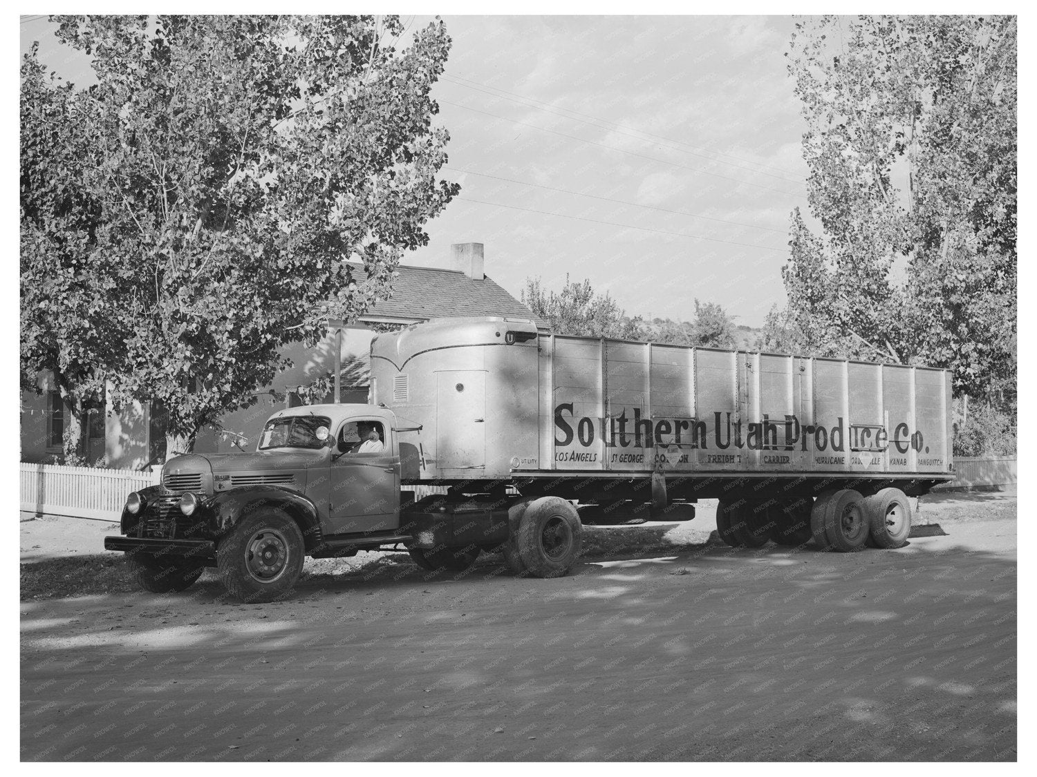Vintage Produce Truck in Santa Clara Utah 1940