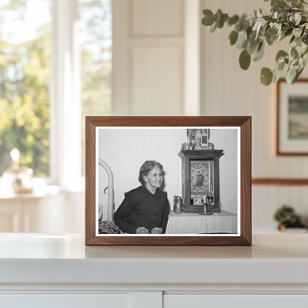 Elderly Woman of Spanish Descent Concho Arizona 1940