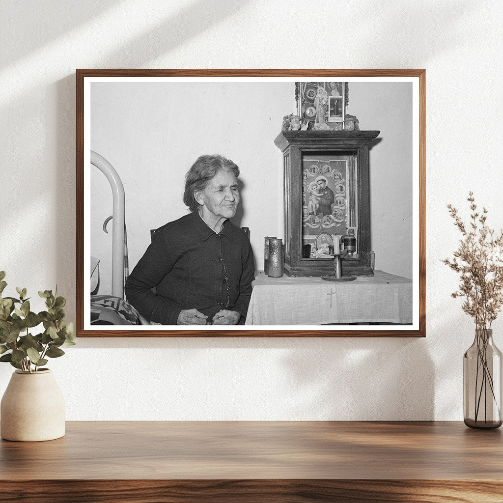 Elderly Woman of Spanish Descent Concho Arizona 1940