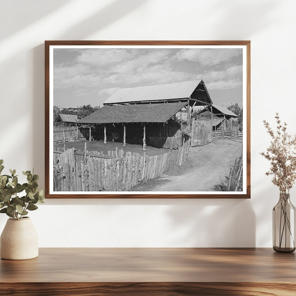 Mormon Farm Buildings Santa Clara Utah 1940