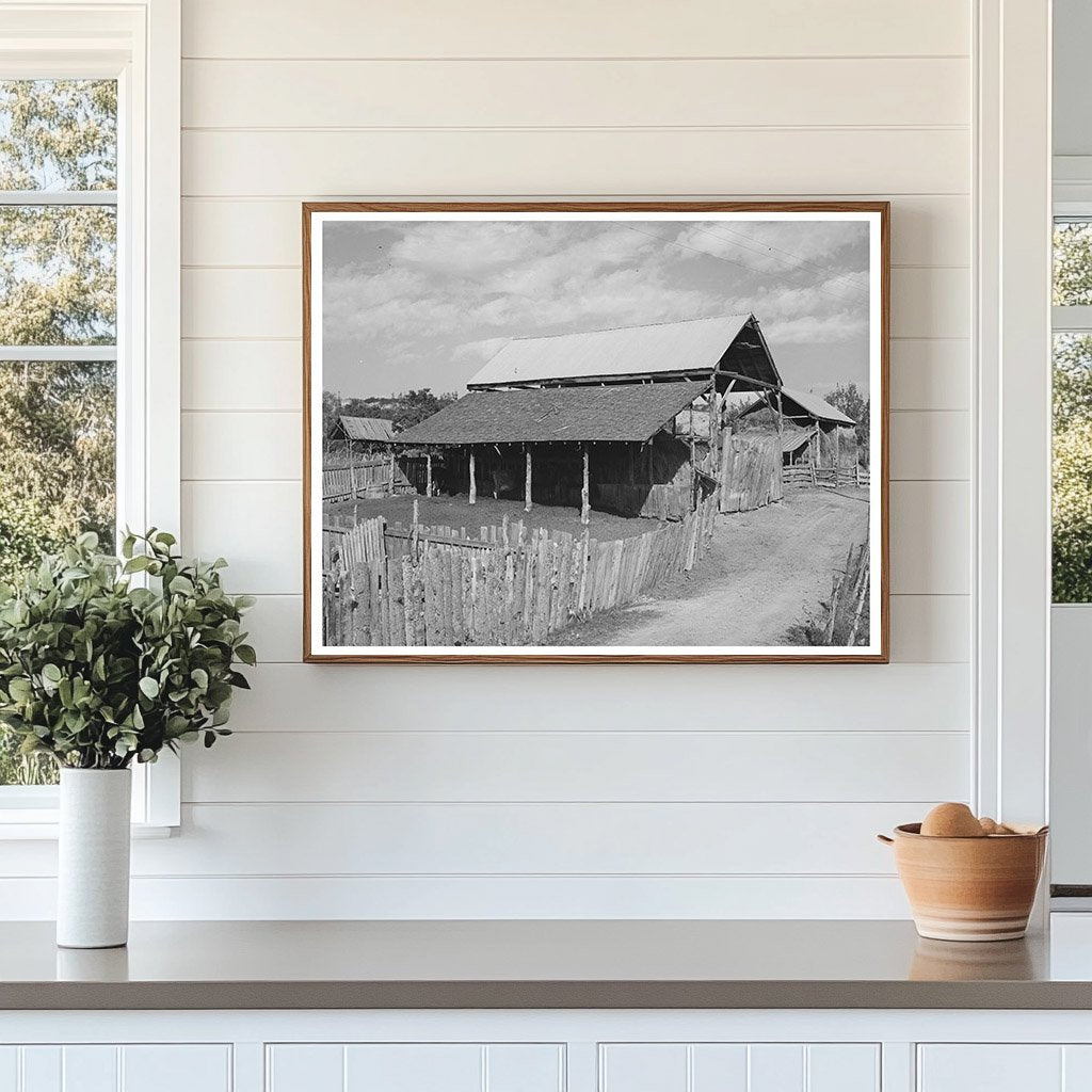 Mormon Farm Buildings Santa Clara Utah 1940