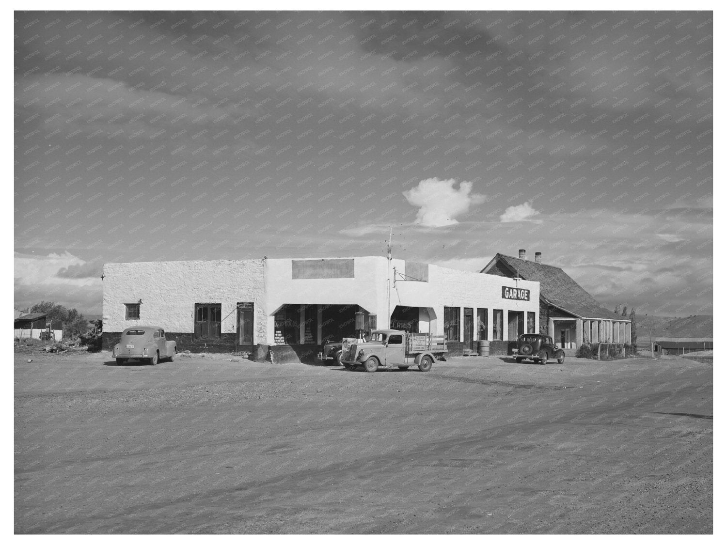 Concho Arizona Main Street 1940 Cultural Heritage Image