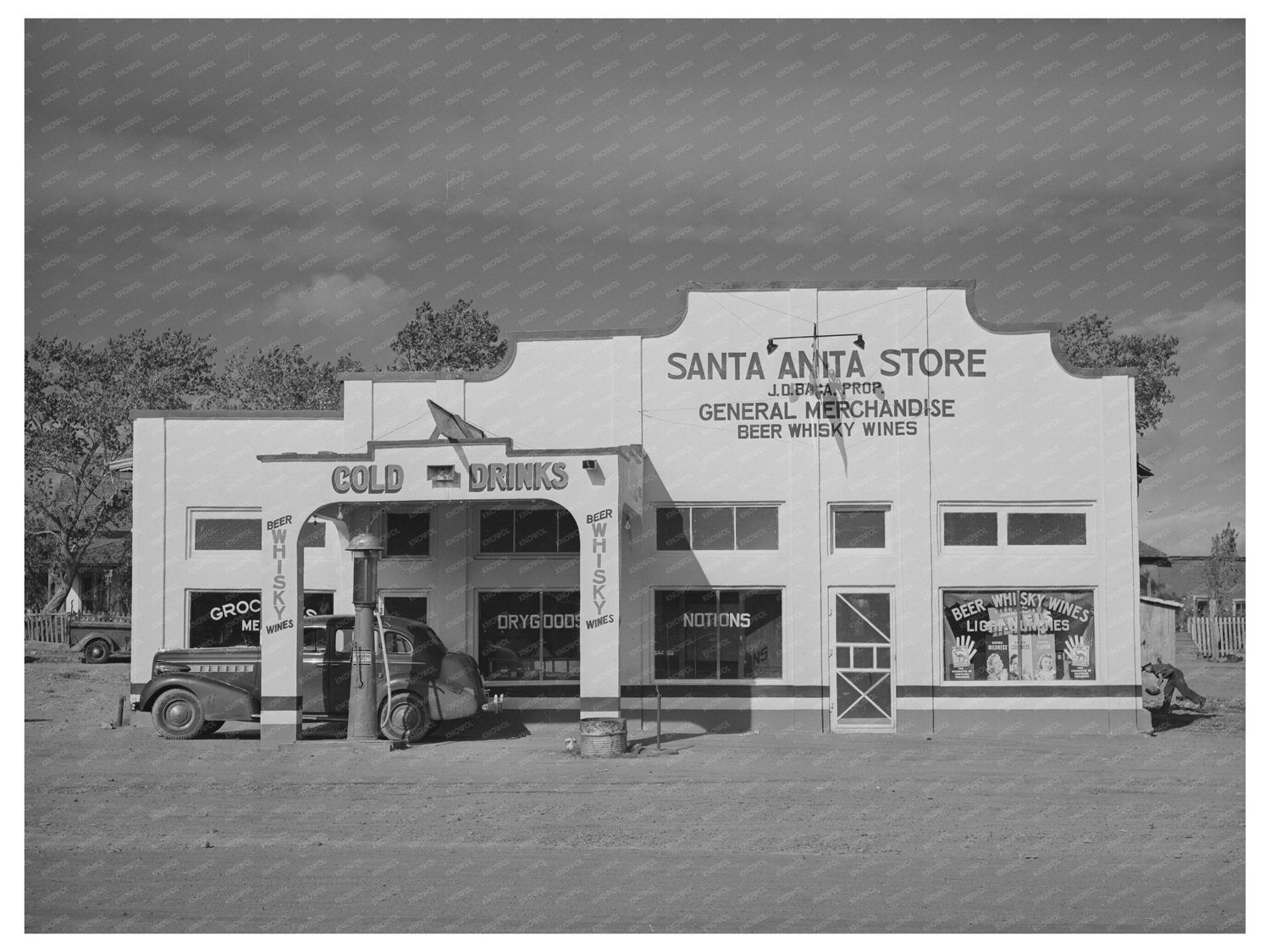 Concho Arizona Storefront October 1940 FSA Collection