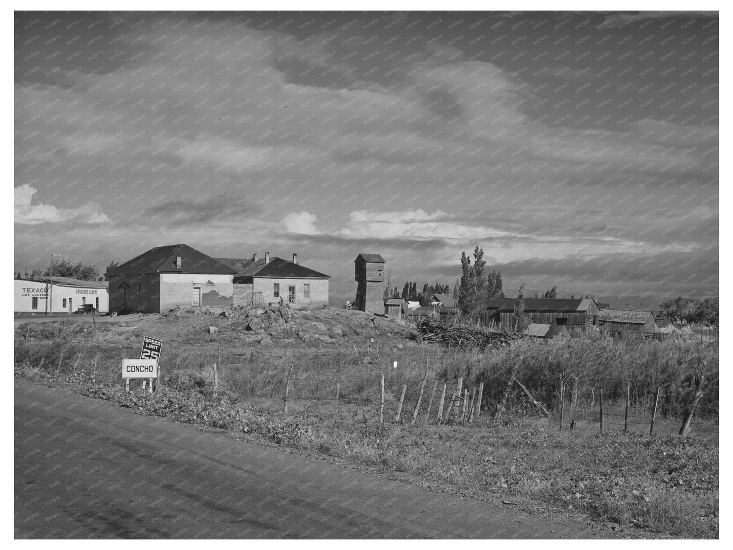 Concho Arizona Landscape and Architecture October 1940