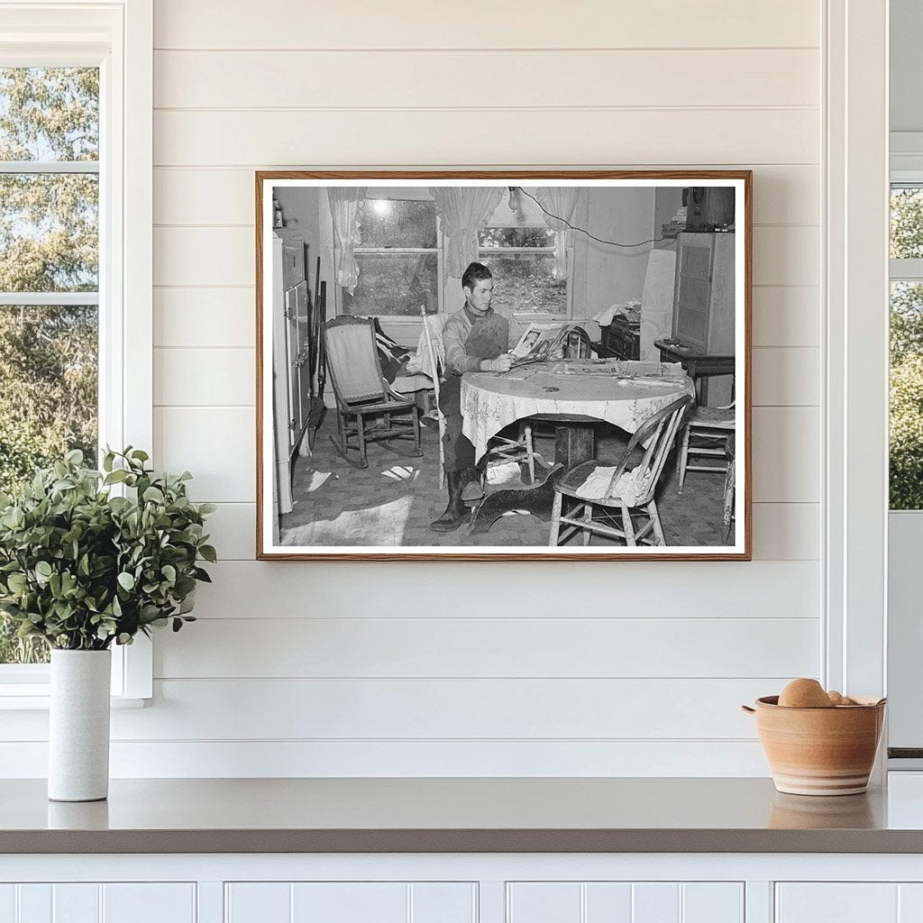 Elof Hansens Farm Barn Yuba County California 1940