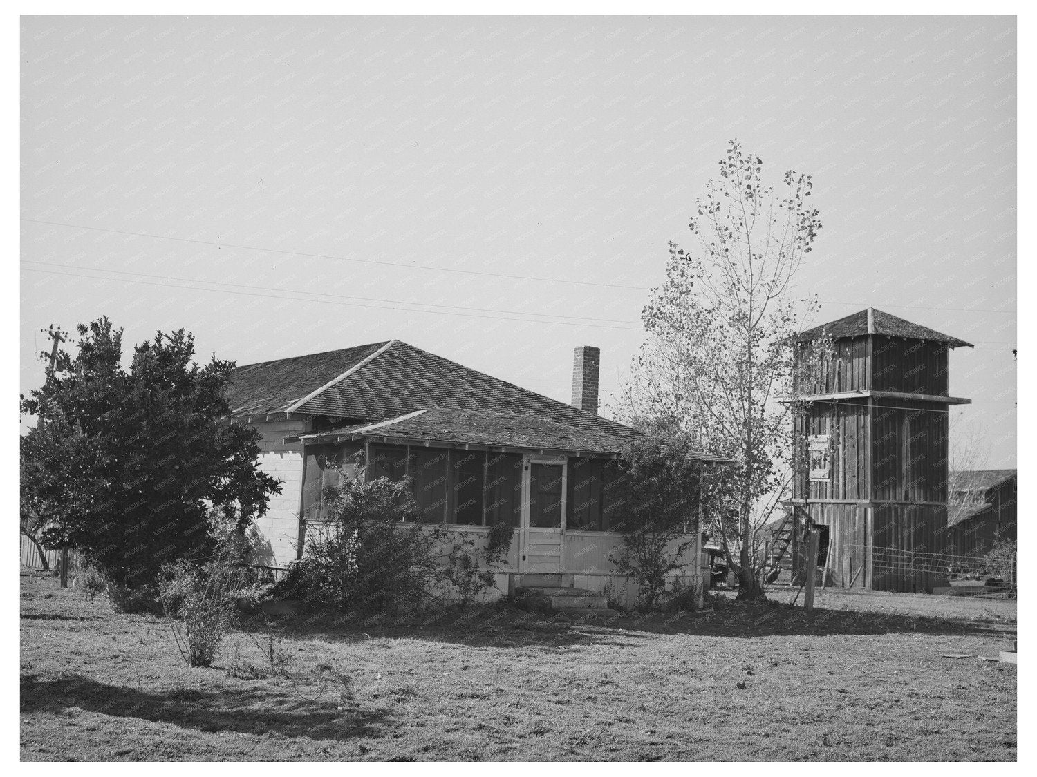 Farmstead of John Frost Tehama County California 1940