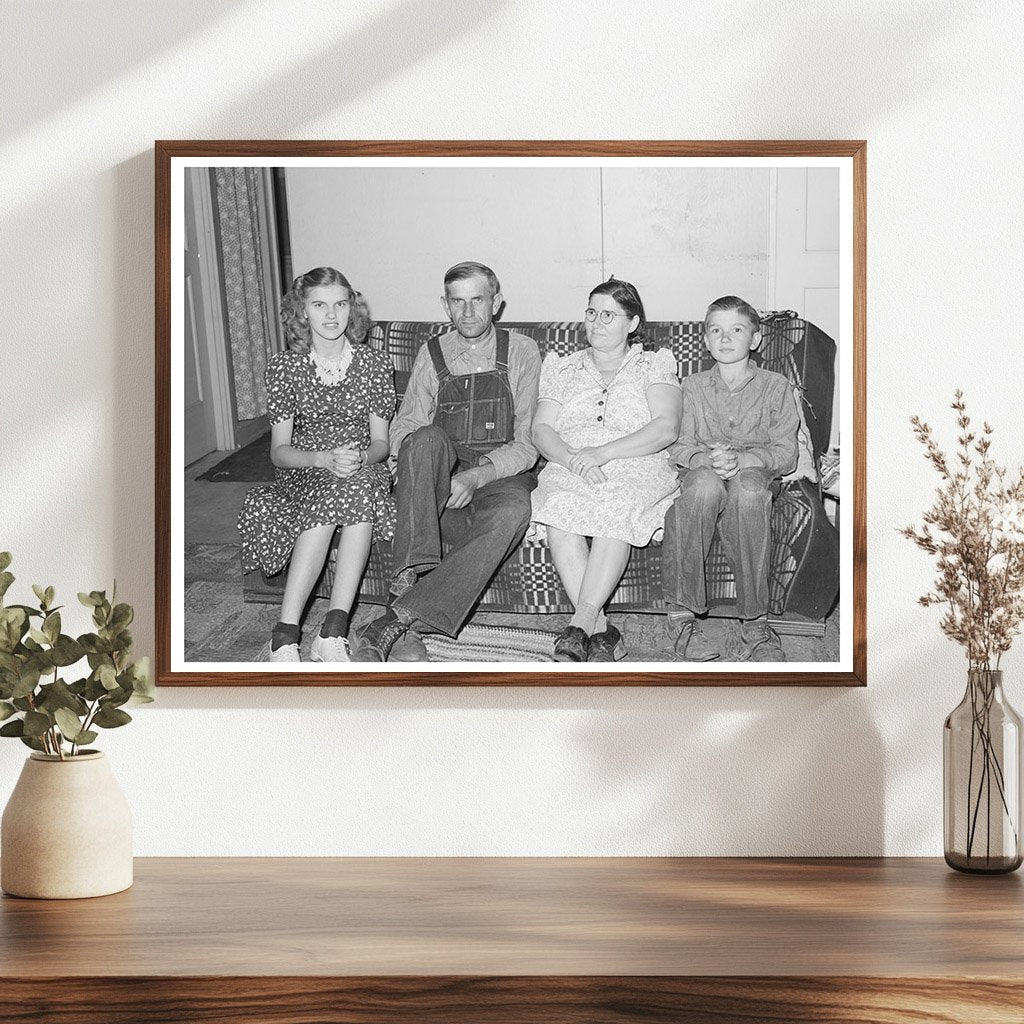 Schmidt Family at Mineral King Farm California 1940