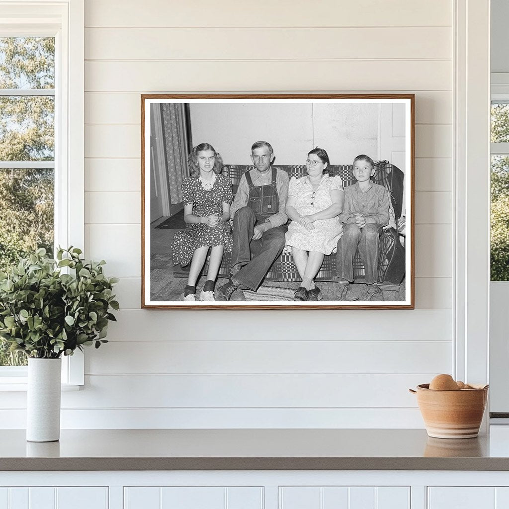 Schmidt Family at Mineral King Farm California 1940