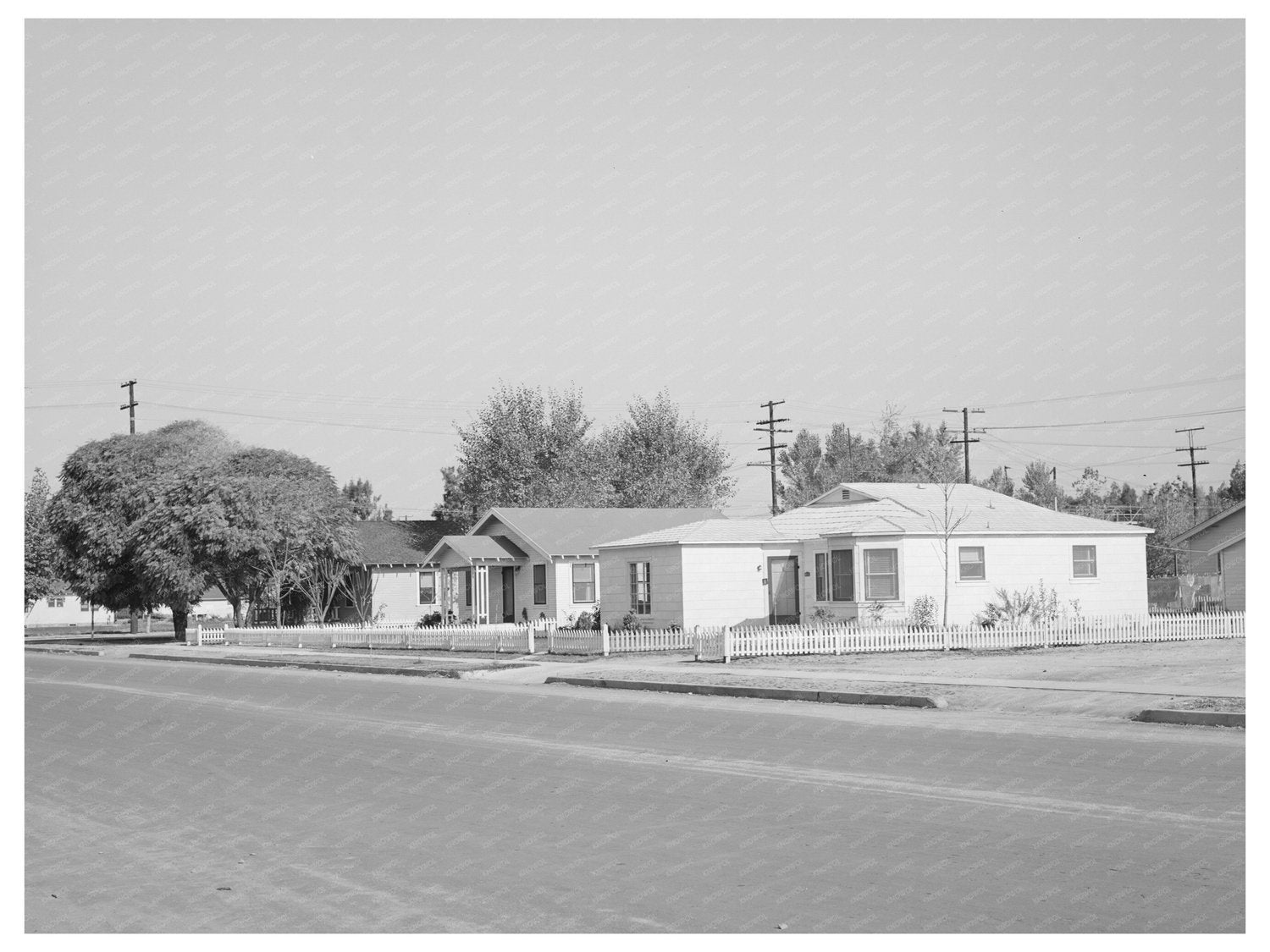 Delano California Houses November 1940 FSA Collection
