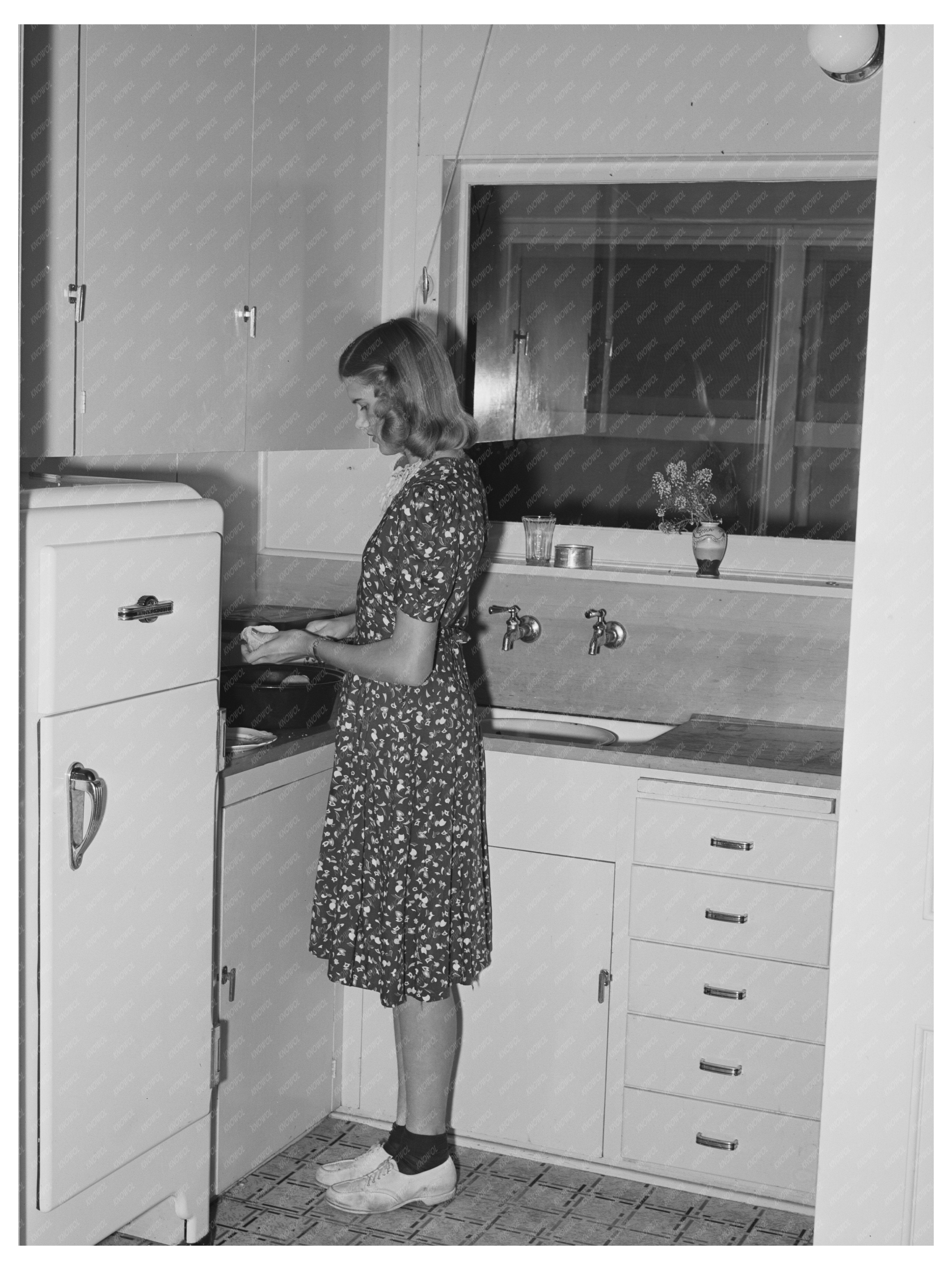 Vintage Kitchen Corner at Mineral King Farm California 1940