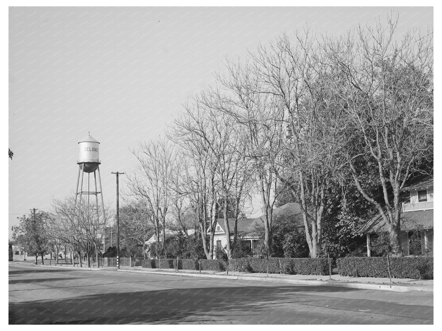 Delano California Street Scene November 1940