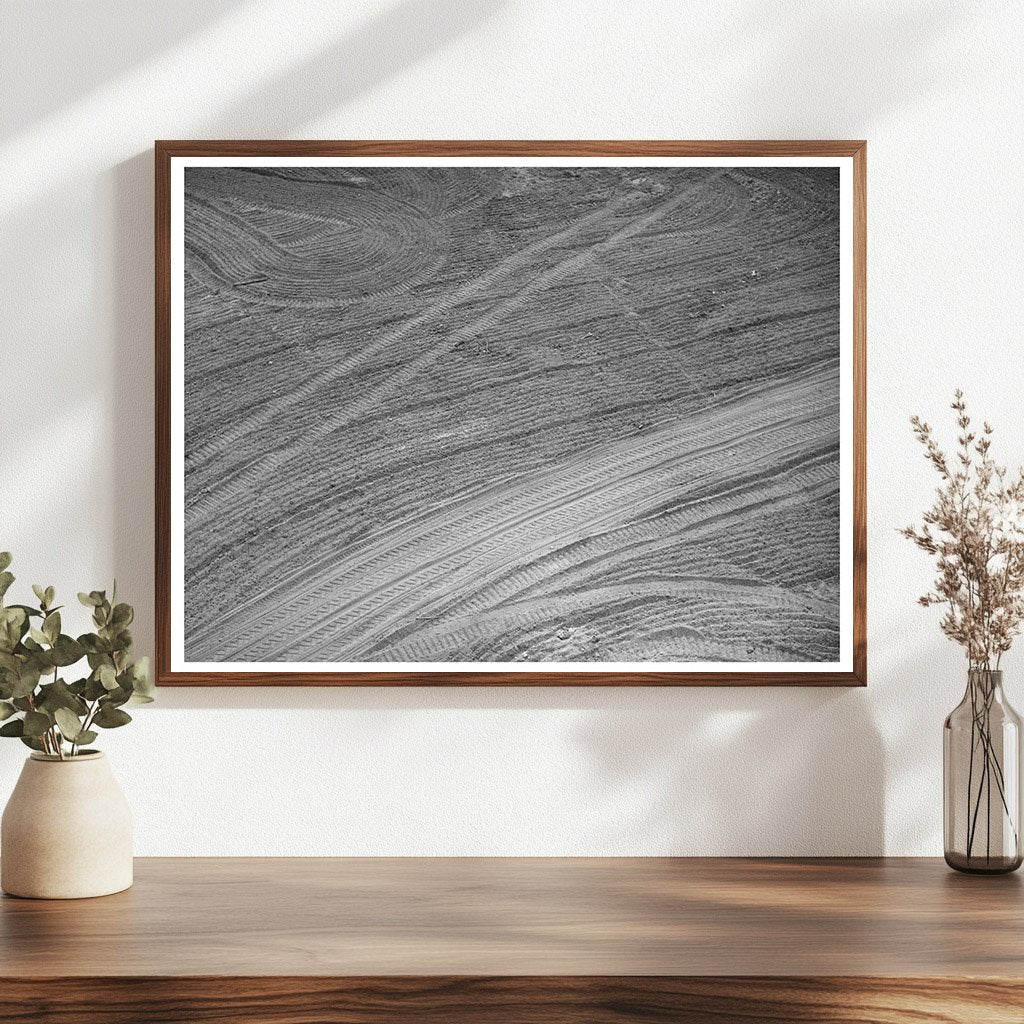 Tractor Tracks at Mineral King Farm Tulare County 1940