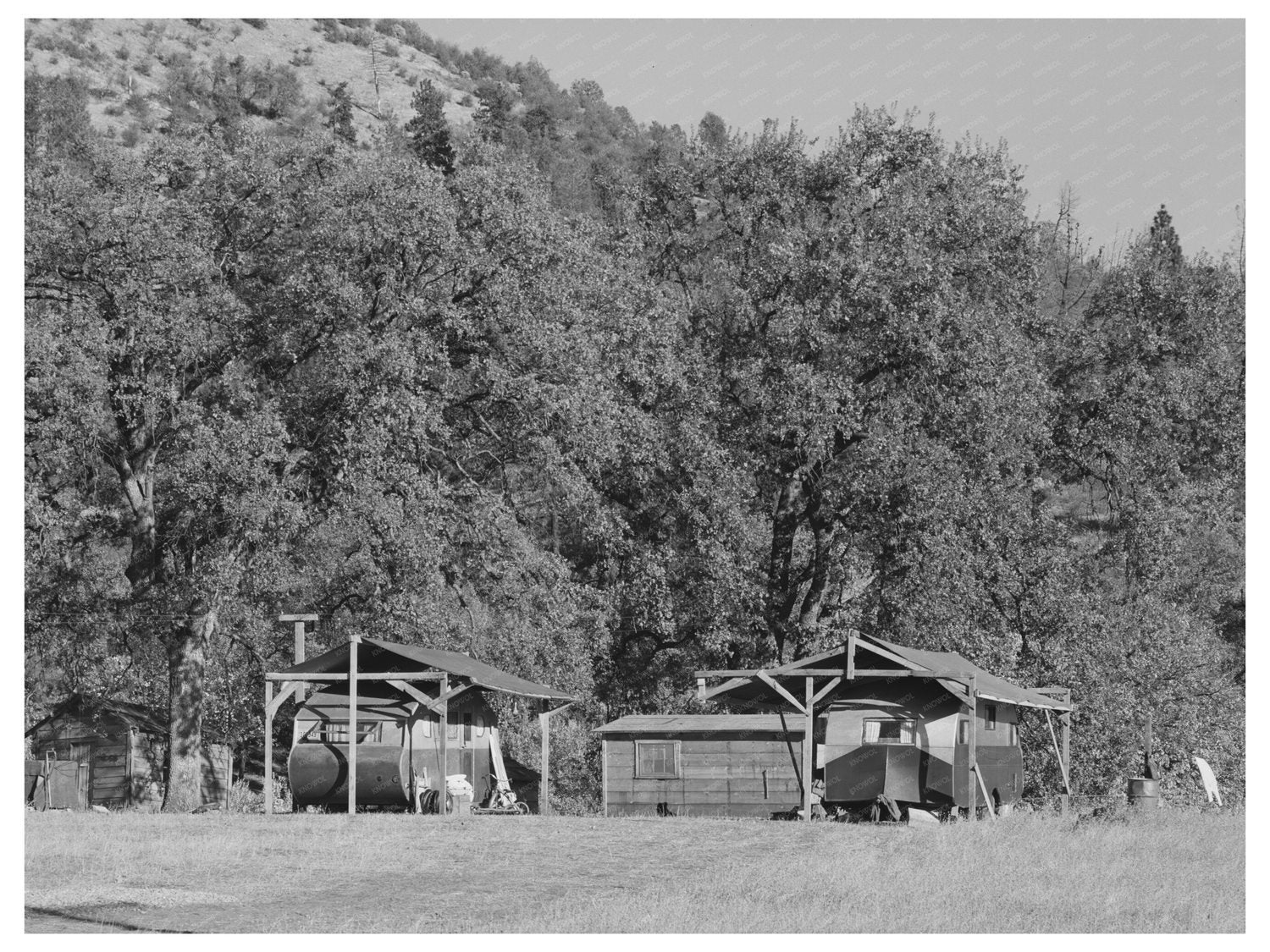Workers Living Near Shasta Dam November 1940