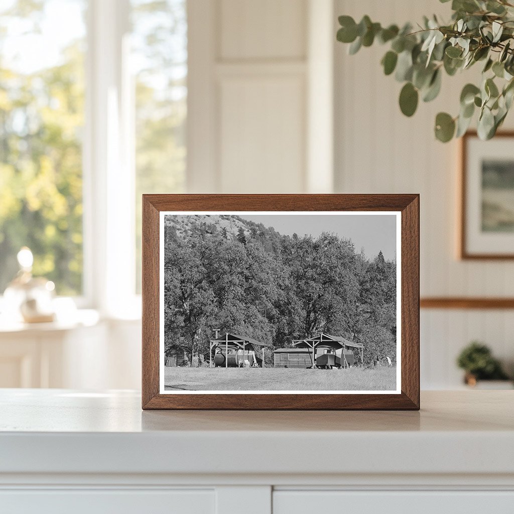 Workers Living Near Shasta Dam November 1940