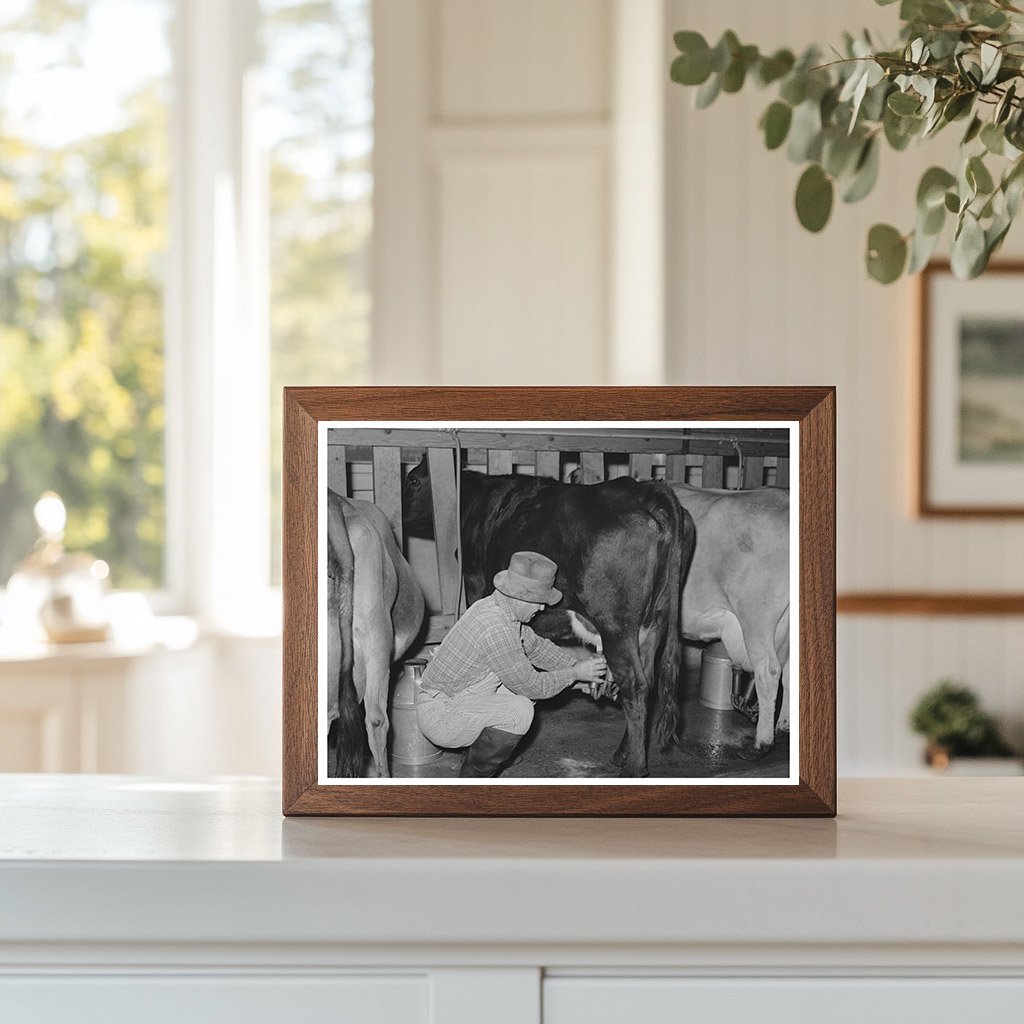 Electric Milking Equipment at Mineral King Farm 1940