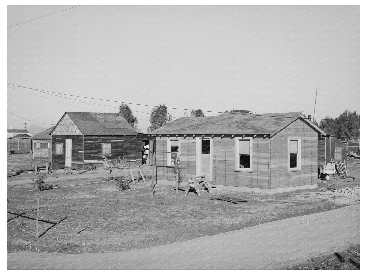 Houses on Bull Tract Marysville California November 1940