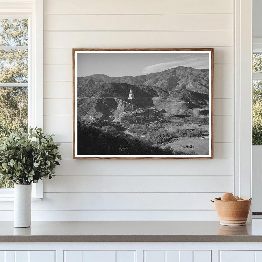 Shasta Dam Construction Central Tower November 1940