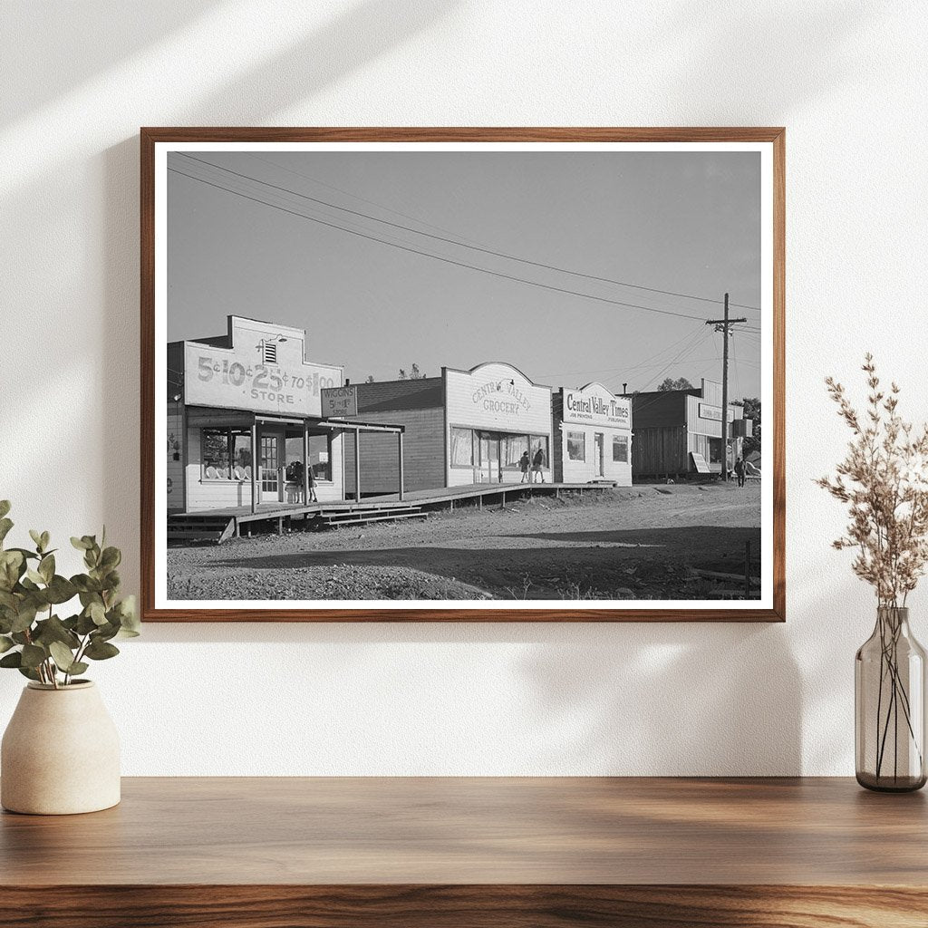 Central Valley California Business Scene November 1940