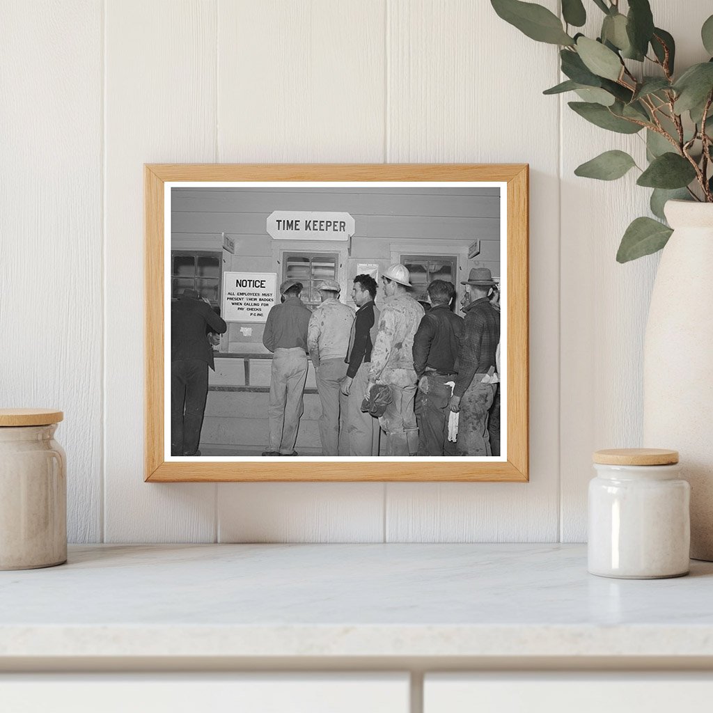 Shasta Dam Construction Workers Payment November 1940