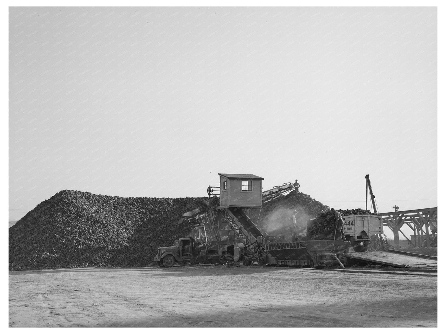 Sugar Beet Processing Plant in Lewiston Utah 1940