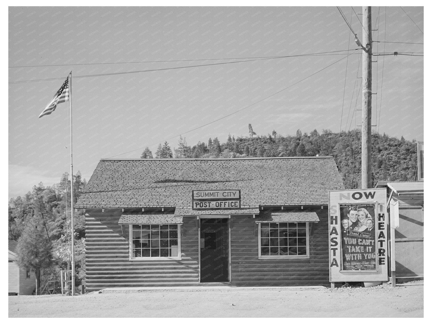 Post Office in Summit City California November 1940