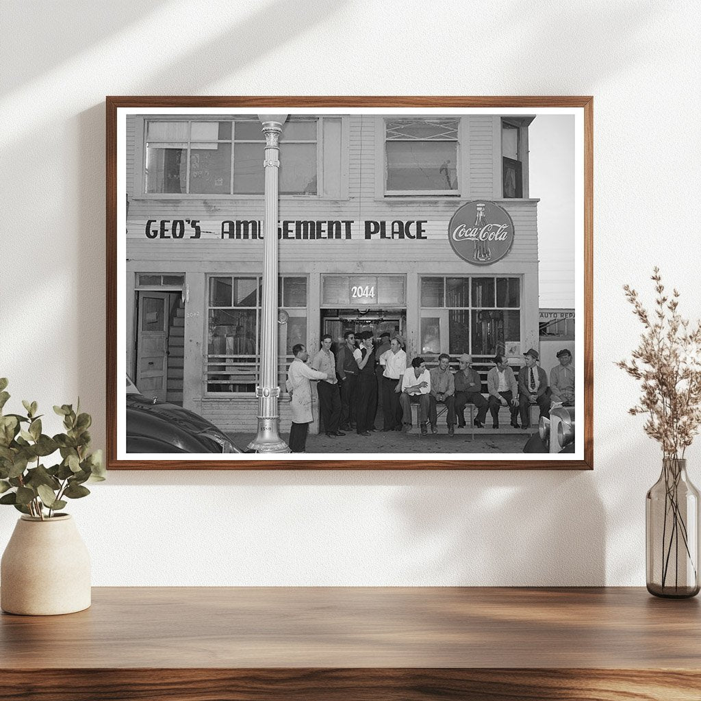 San Diego Everyday Life December 1940 Vintage Photo