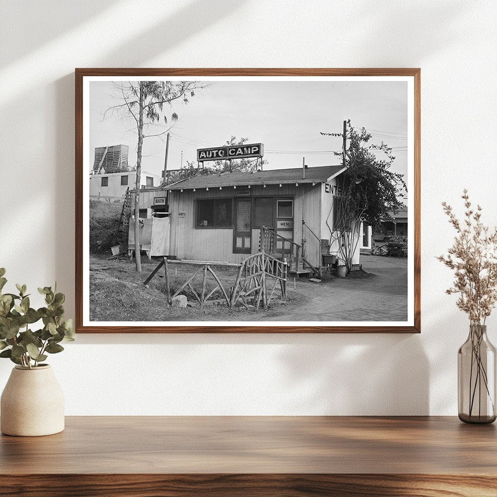 San Diego Trailer Camp Sanitary Facilities December 1940