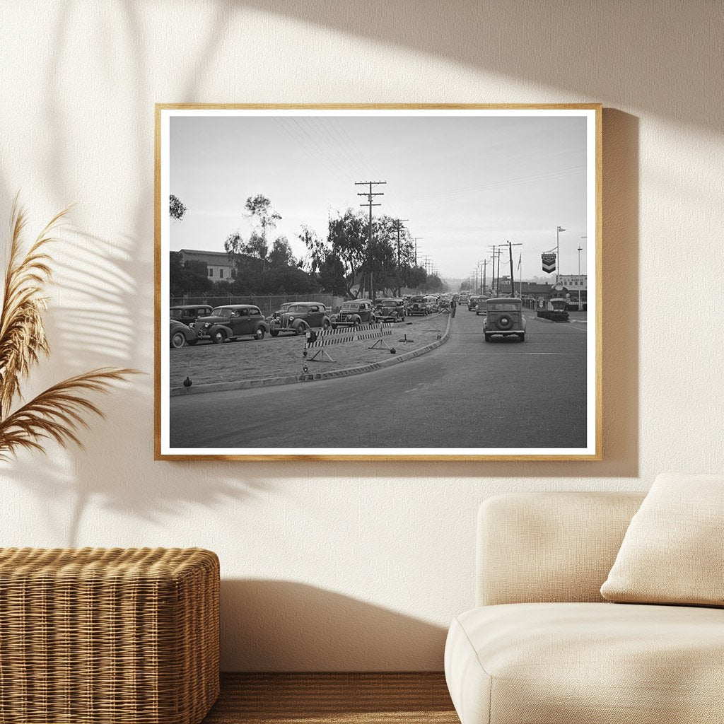 San Diego Intersection Traffic December 1940