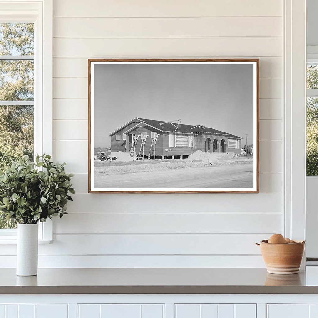 North Beach School Construction Corpus Christi December 1940