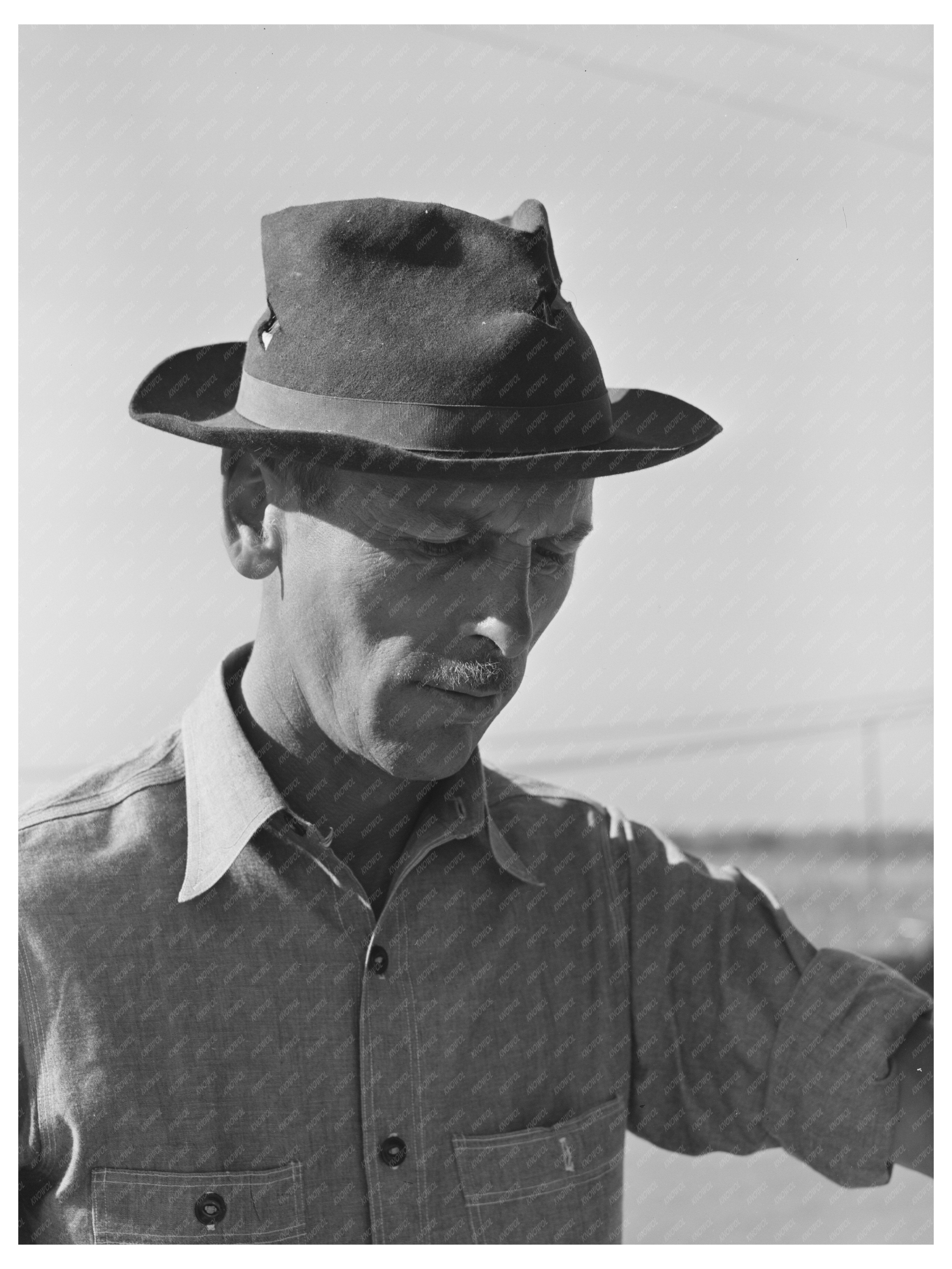 White Bricklayer on Housing Project Corpus Christi 1944