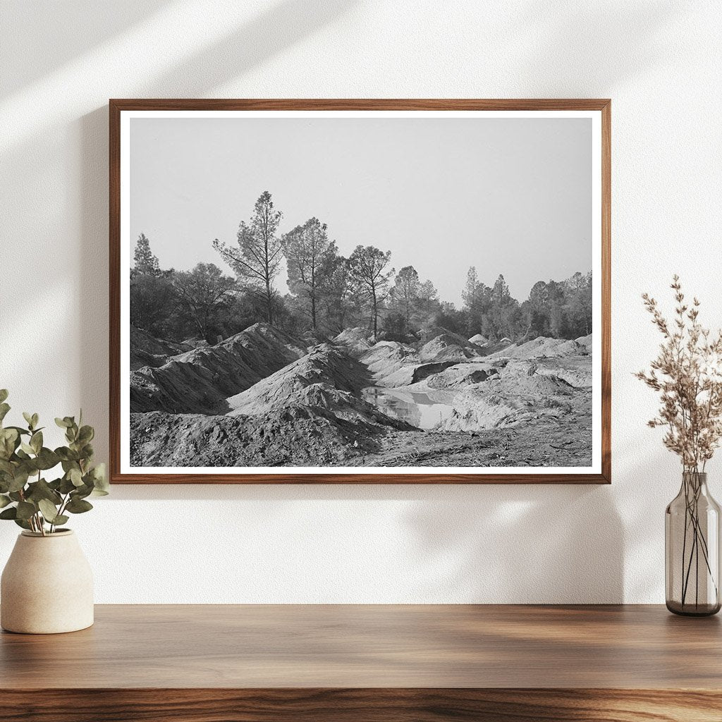 Gold Placer Mining in Virginia City California December 1940