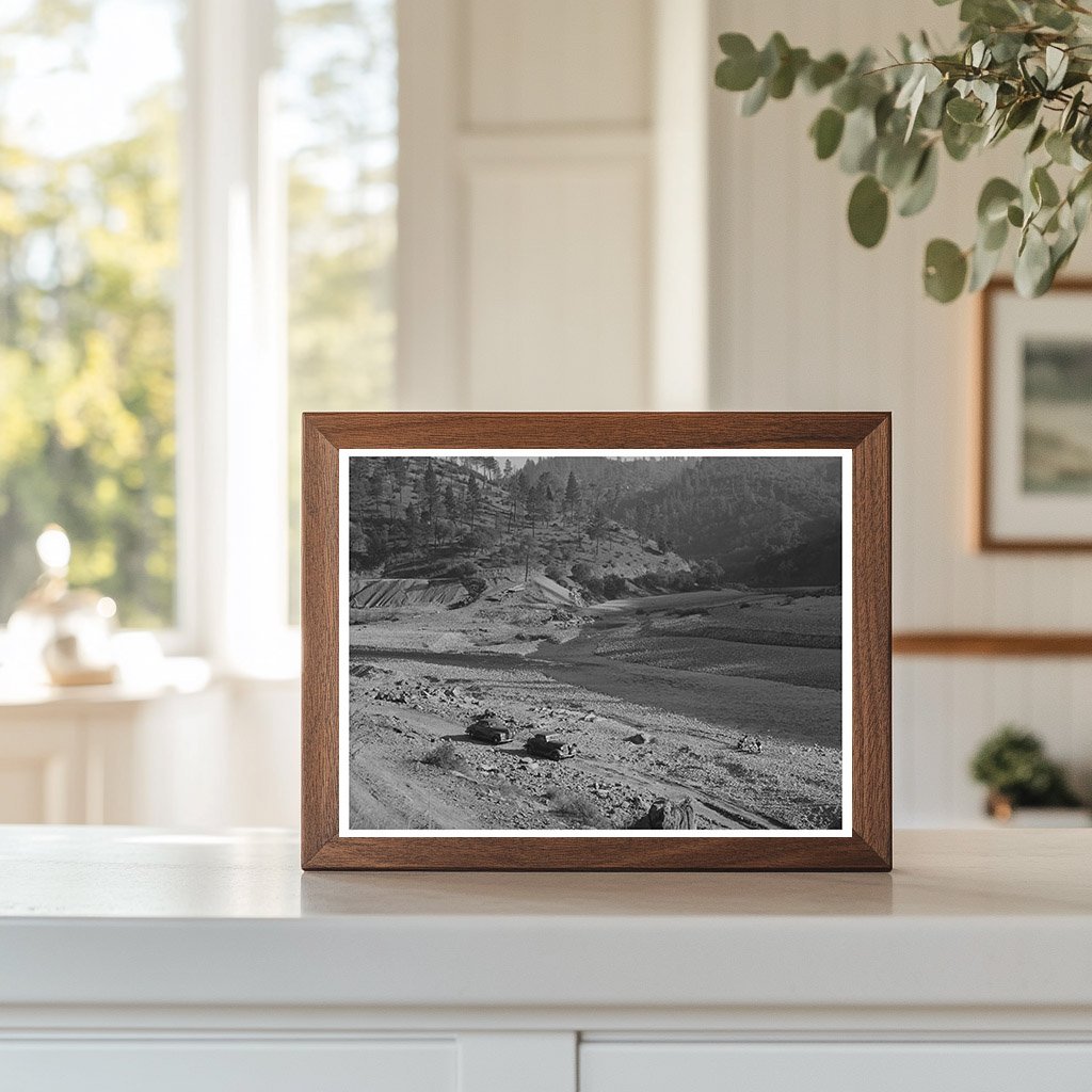 Mountain Stream in Placer County California December 1940