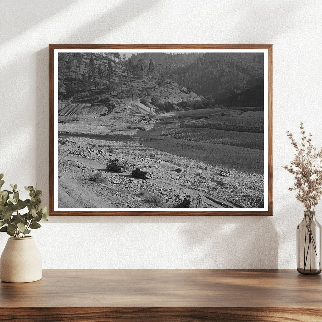 Mountain Stream in Placer County California December 1940