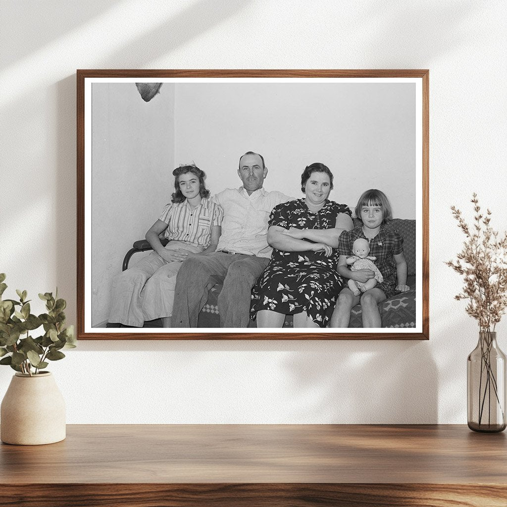 Fruit Farmer Family in Placer County California 1940