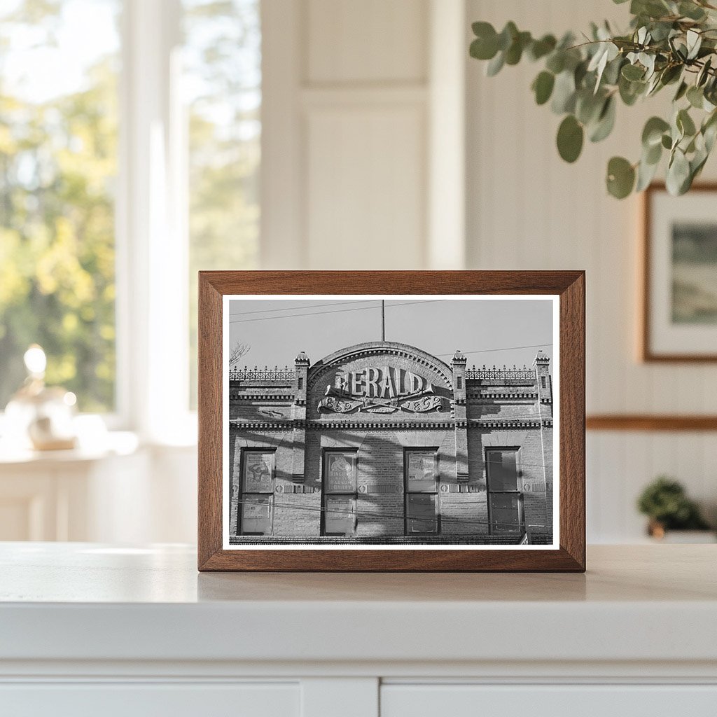 Auburn California Building December 1940 Vintage Photo