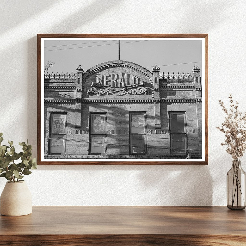 Auburn California Building December 1940 Vintage Photo