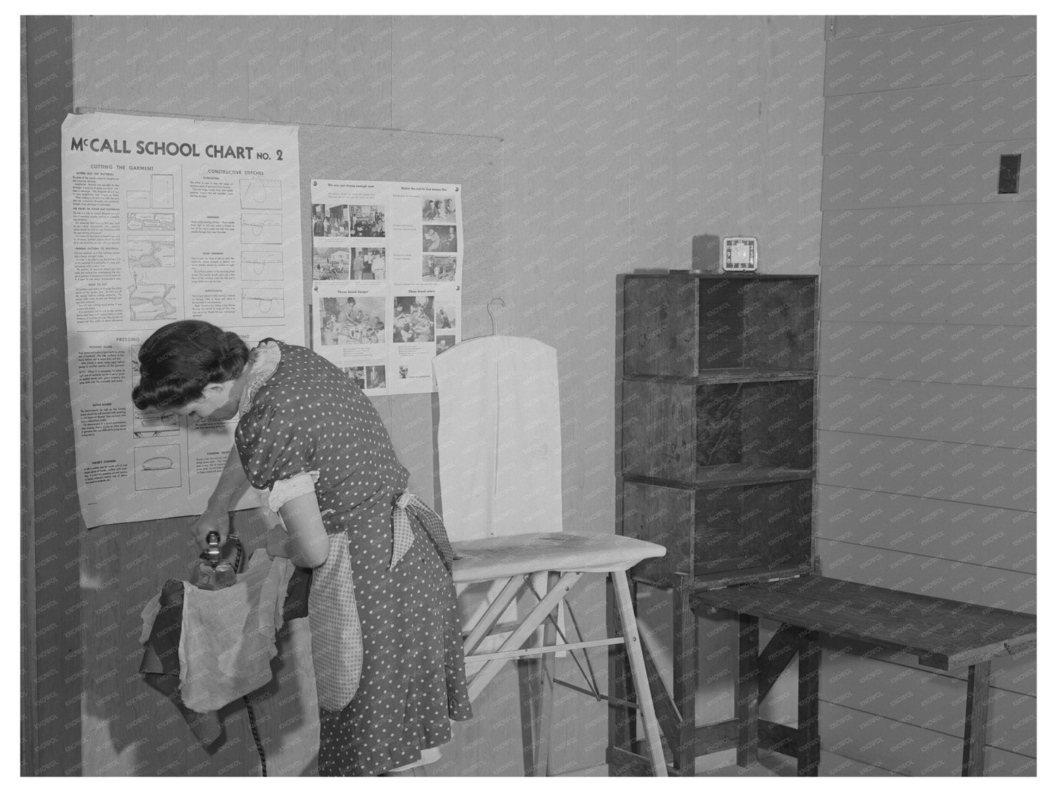 1940 Vintage Yuba City Farm Security Administration Image