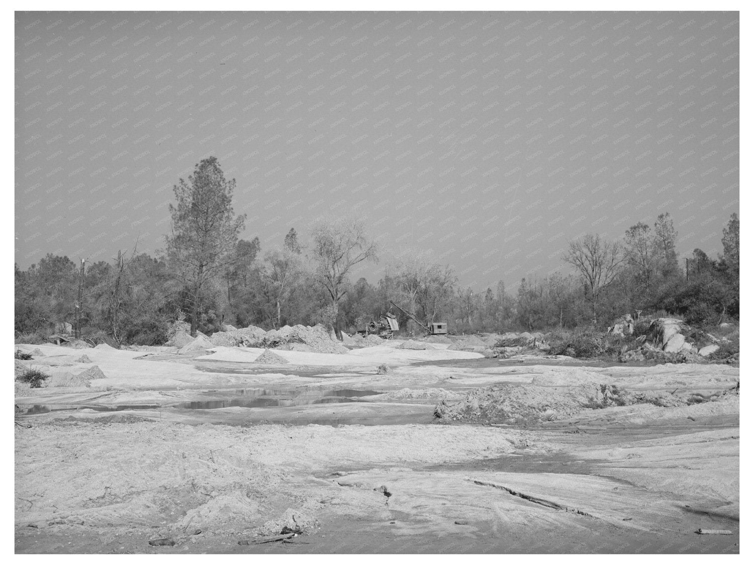 Gold Mining in Placer County California December 1940