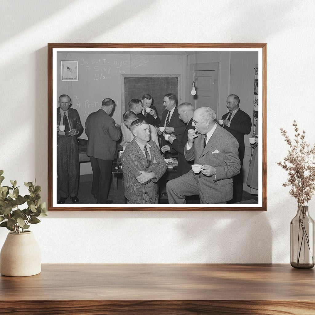 Farmers Night Meeting Gold Hill California 1940