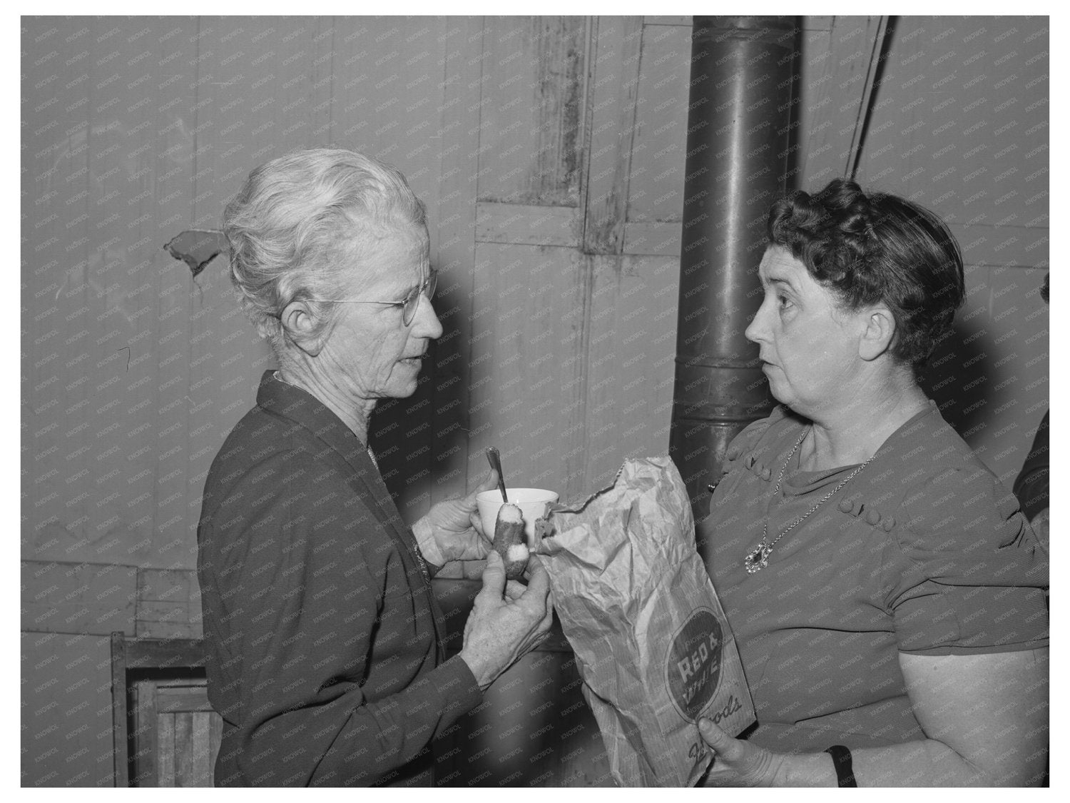 Farmers Wives Meeting Gold Hill California December 1940