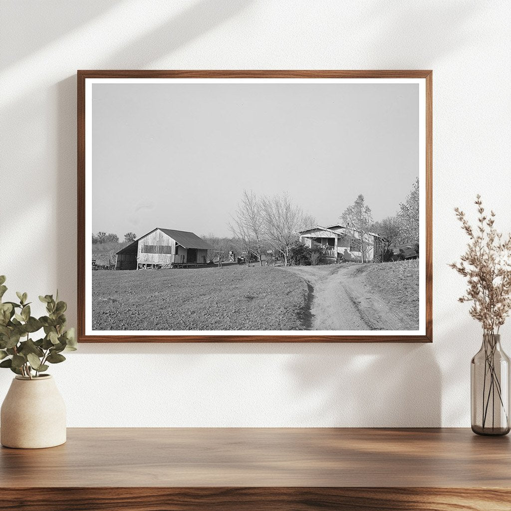 Placer County Fruit Farmers House and Shed 1940