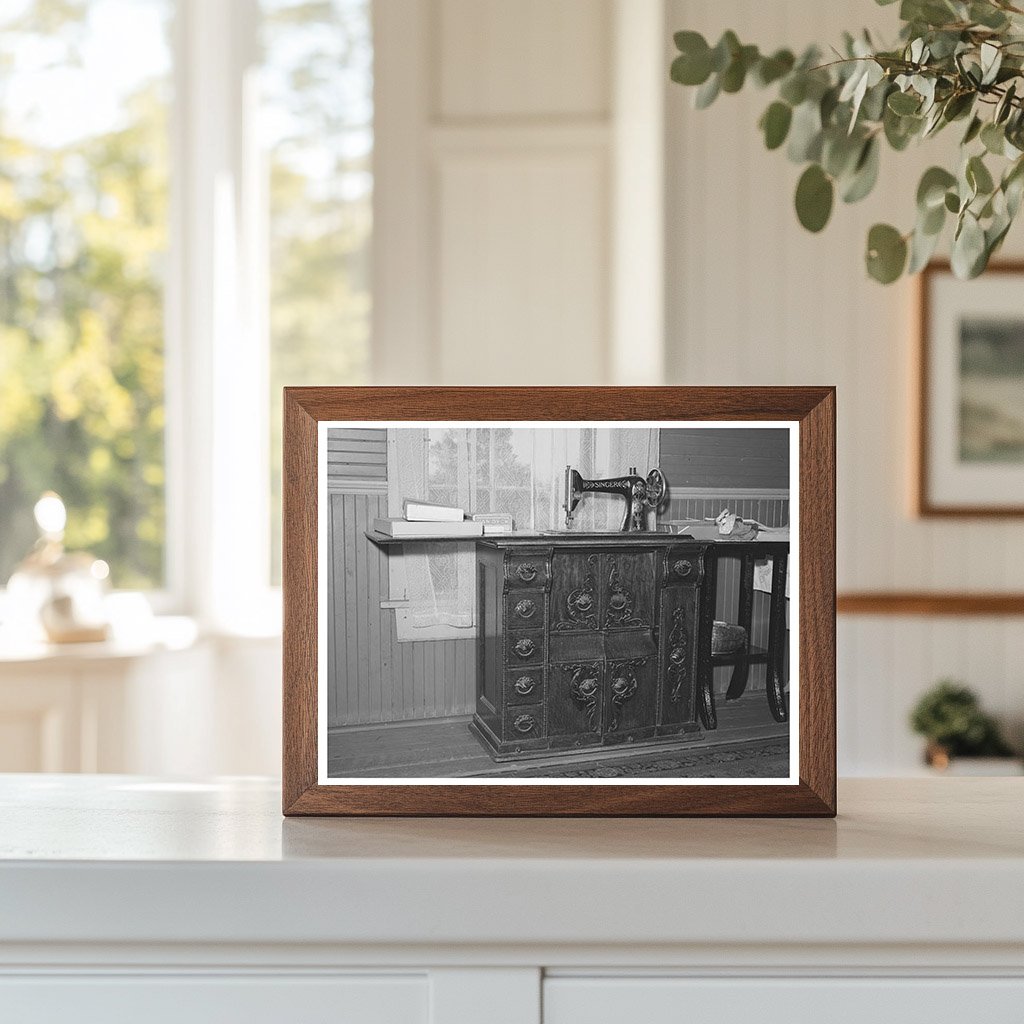 Sewing Machine in Placer County Home December 1940