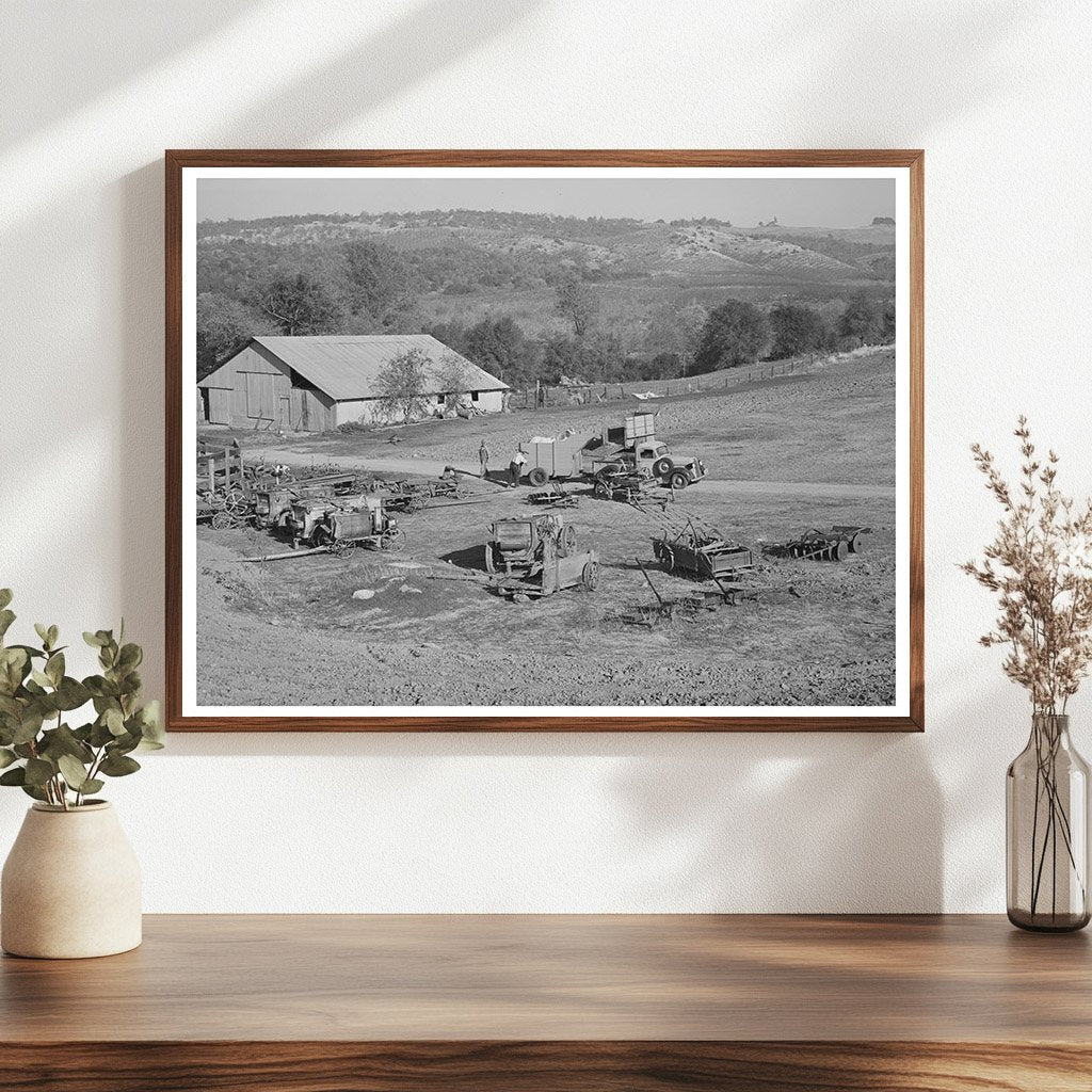 Vintage Farm Equipment in Placer County California 1940