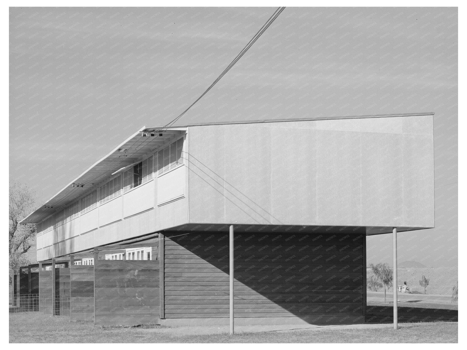 1940 Apartment Row for Farm Workers in Yuba City California