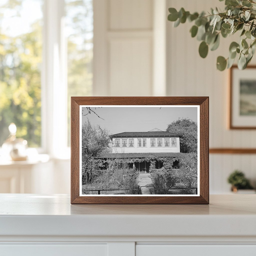 Farmhouse of Fruit Farmer in Auburn California 1940