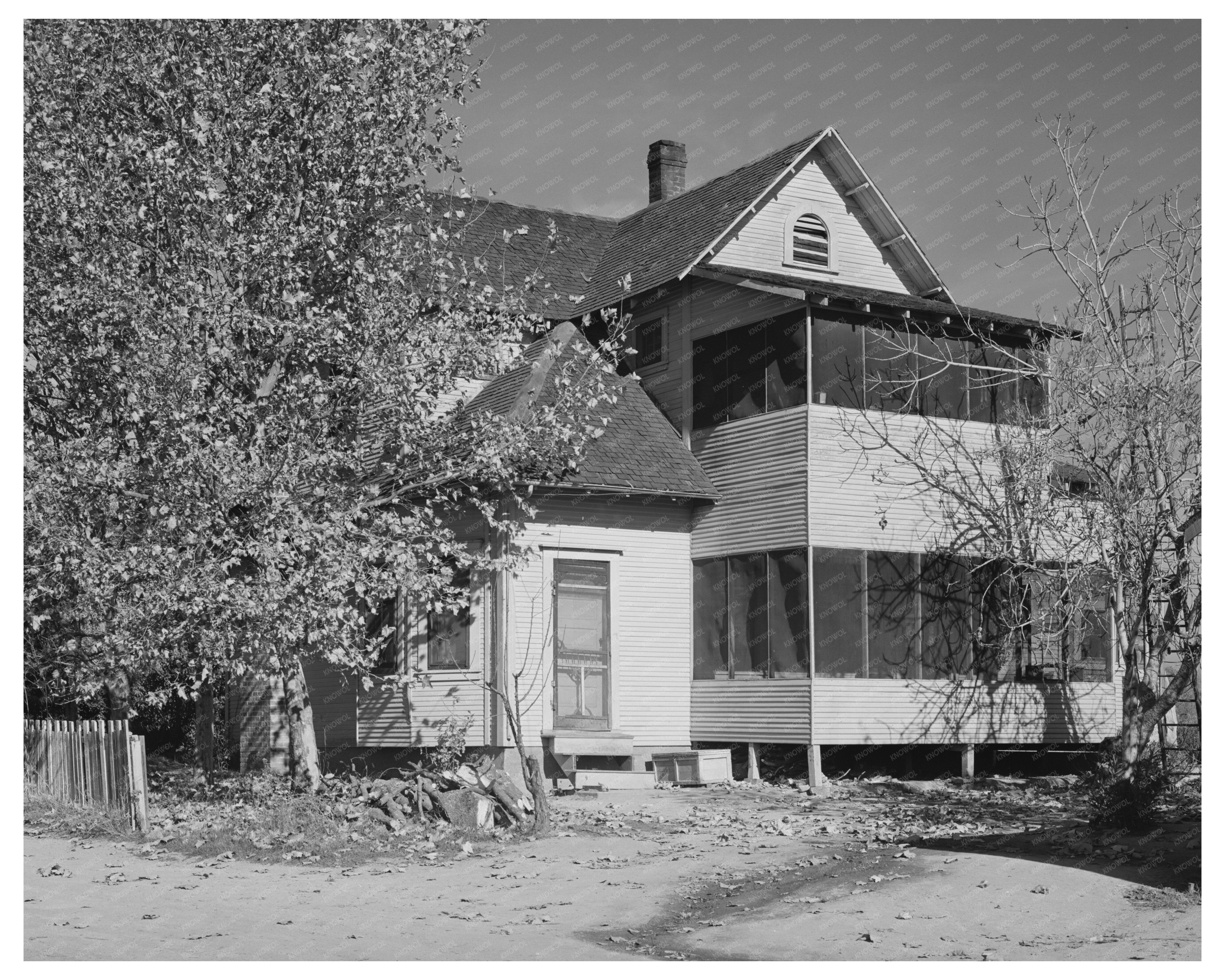 Vintage Farmhouse Back in Placer County California 1940