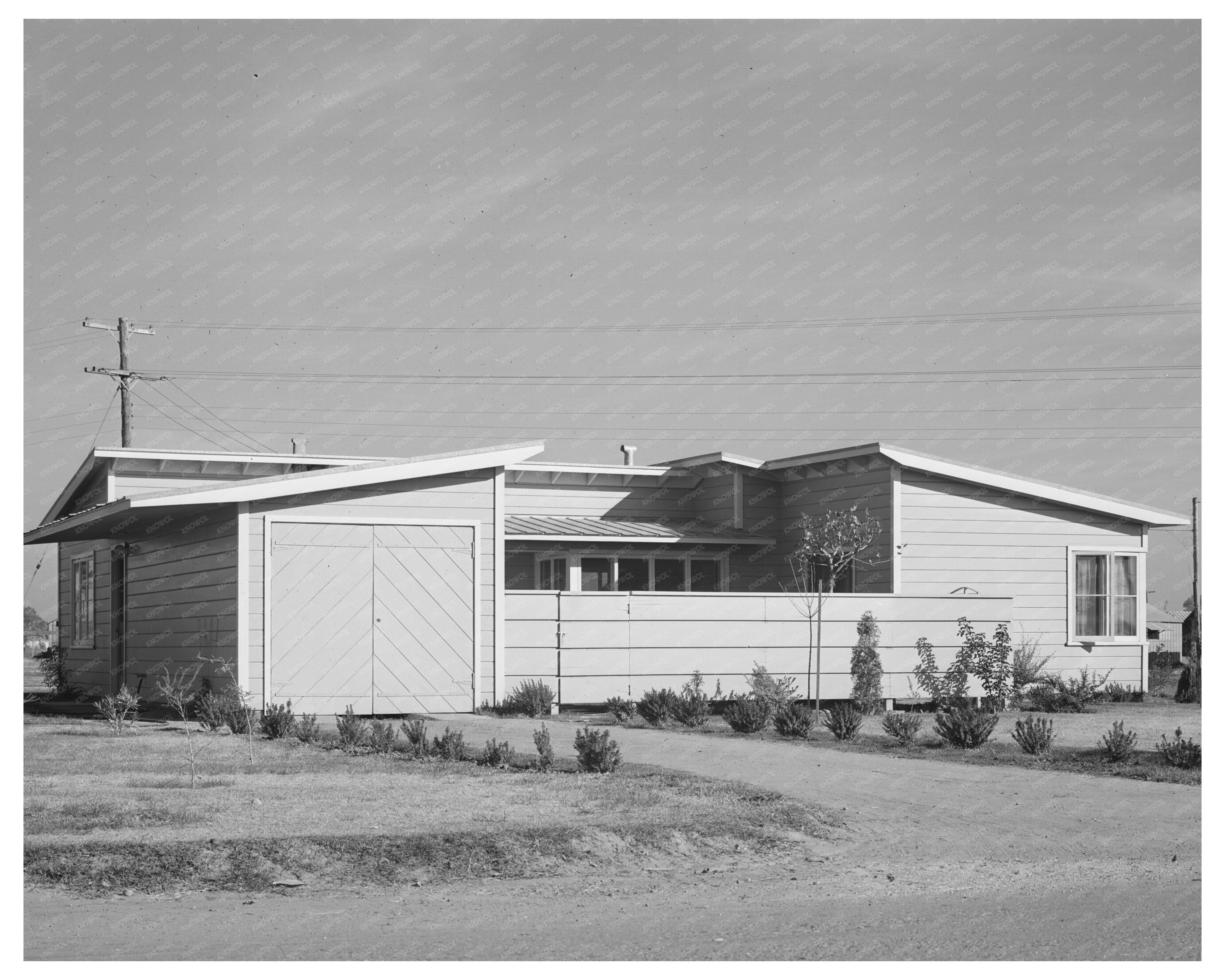 Camp Managers House Yuba City California December 1940
