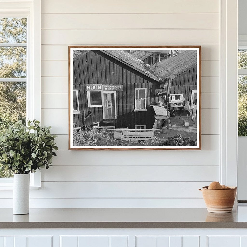 Chinatown in New Castle California December 1940 Photo