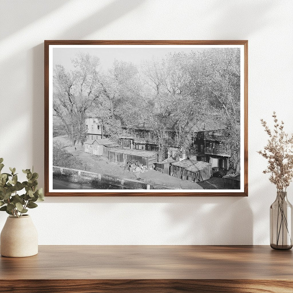 Chinatown New Castle California December 1940 Vintage Photo